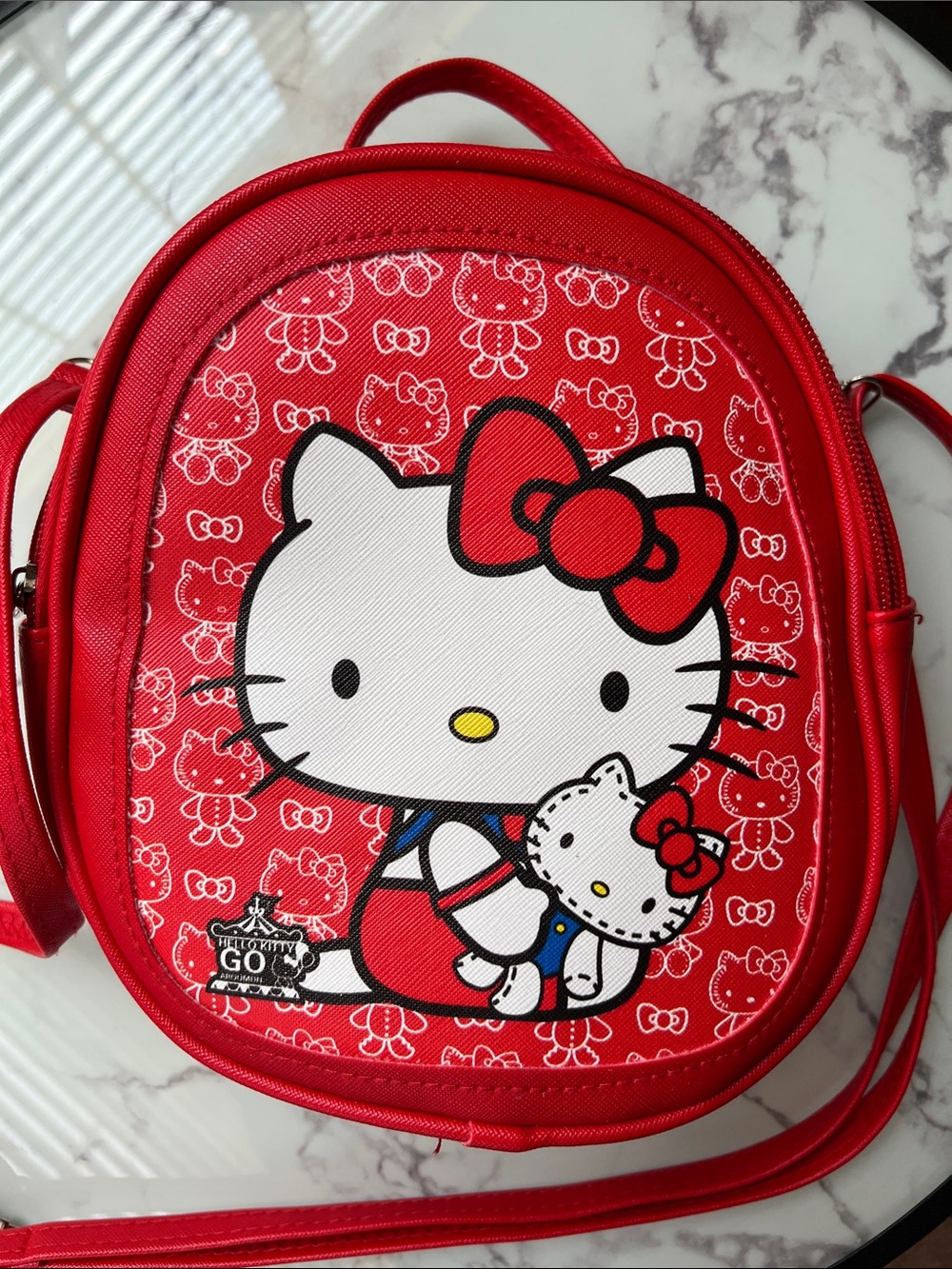 Sanrio Red Hello Kitty Shoulder Bag with Bow Hello Kitty handbag